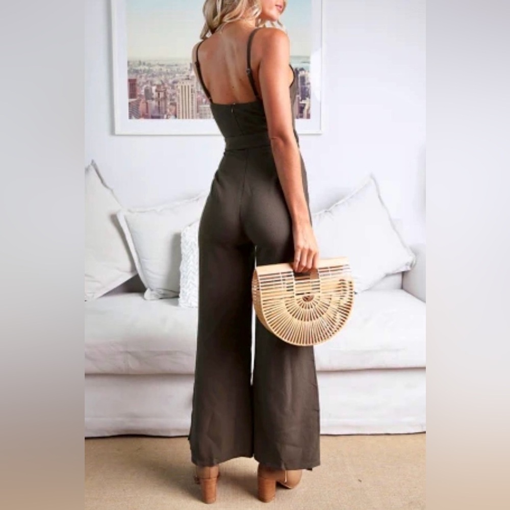 Olivia Olive Jumpsuit - Picture 7 of 13